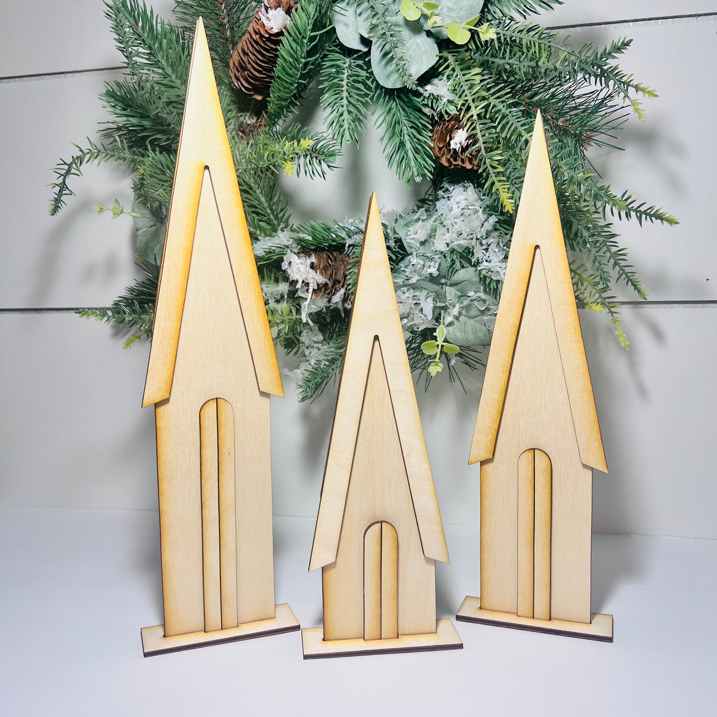 Tall Church Trio - Free Shipping