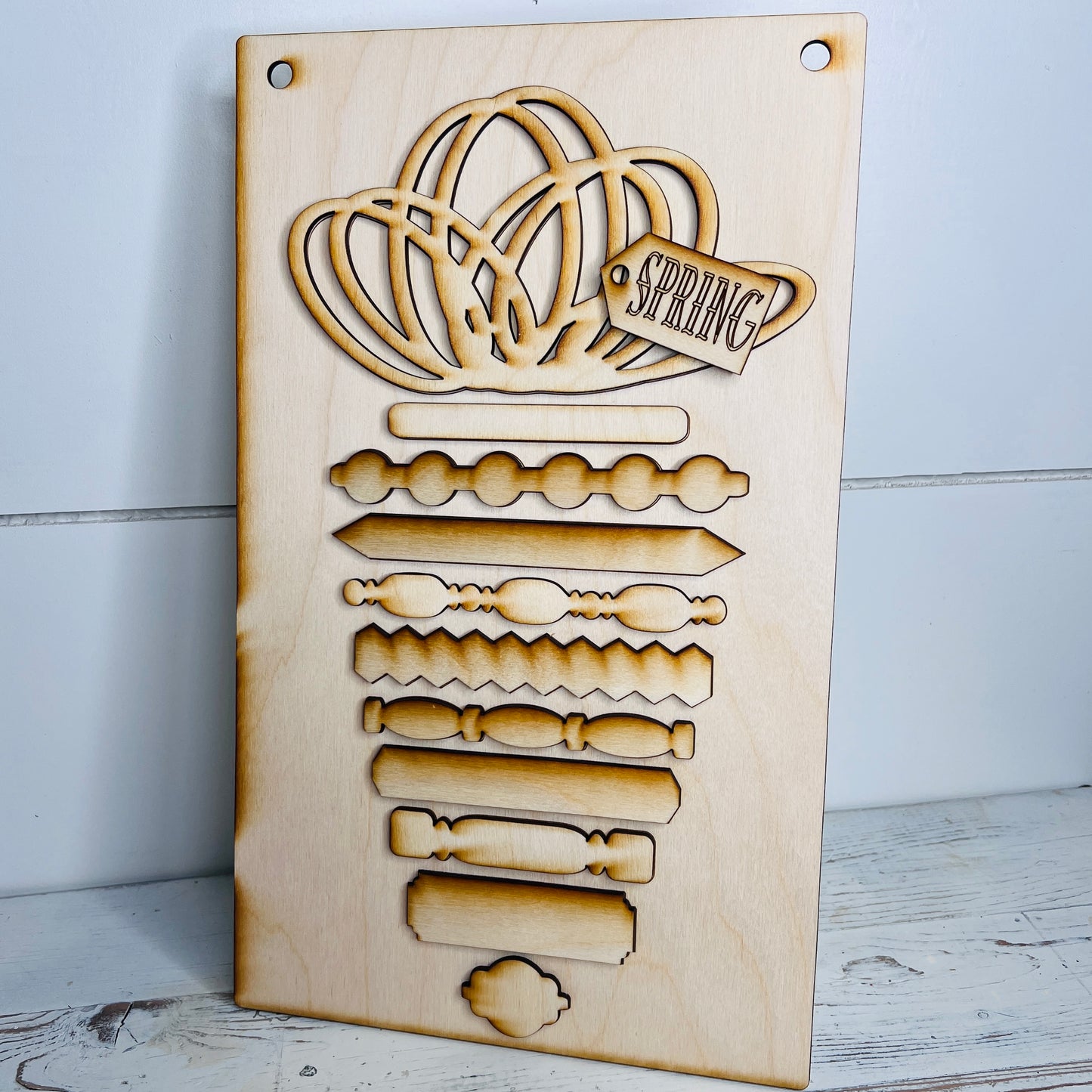 Unfinished Spindle Carrot Sign - Free Shipping