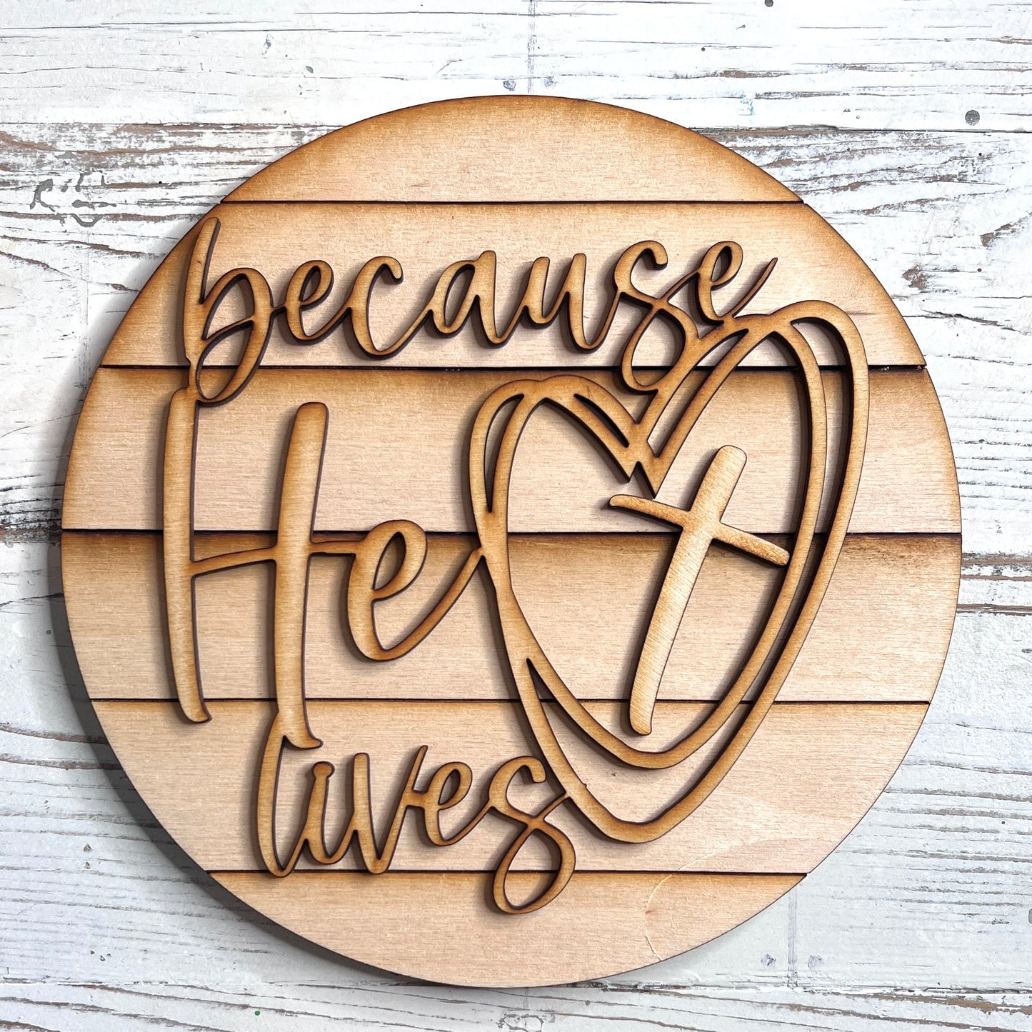 Because He Lives Insert - Free Shipping