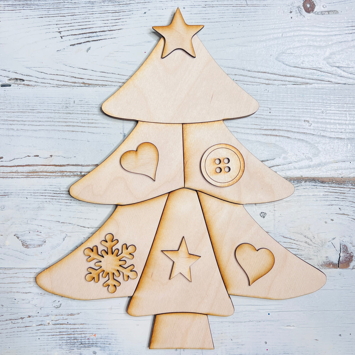 Patchwork Christmas Tree - Free Shipping