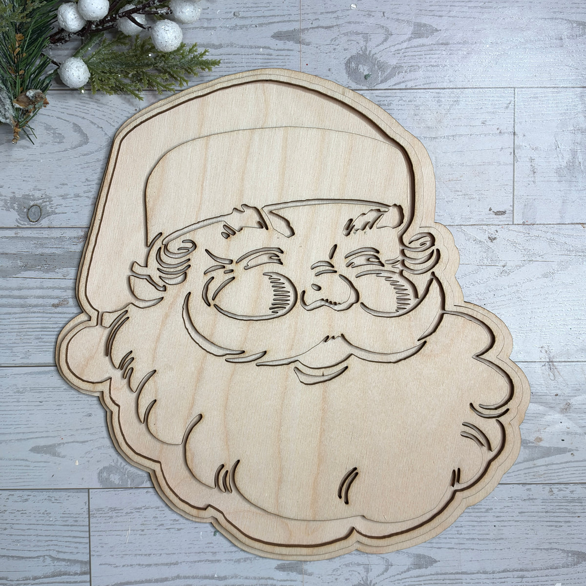 Vintage Style Santa Head - Free Shipping