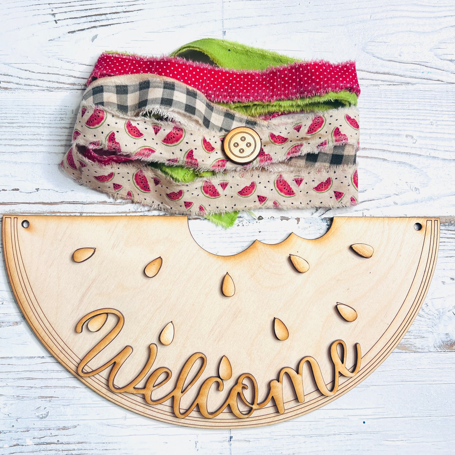 Watermelon Slice Wreath Insert