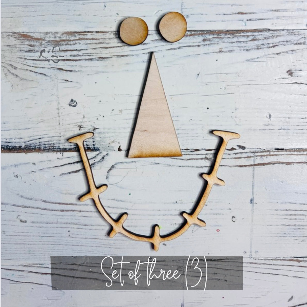 Scarecrow Face Cut-Out - Set of 3 - Free Shipping