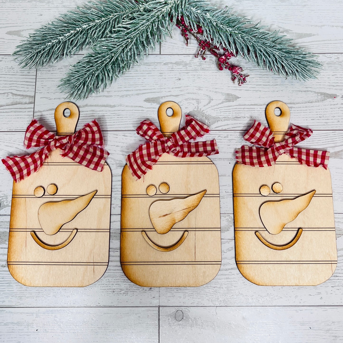 Set of 3 Snowman Cutting Boards - Free Shipping