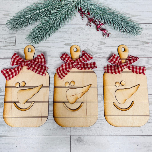 Set of 3 Snowman Cutting Boards - Free Shipping