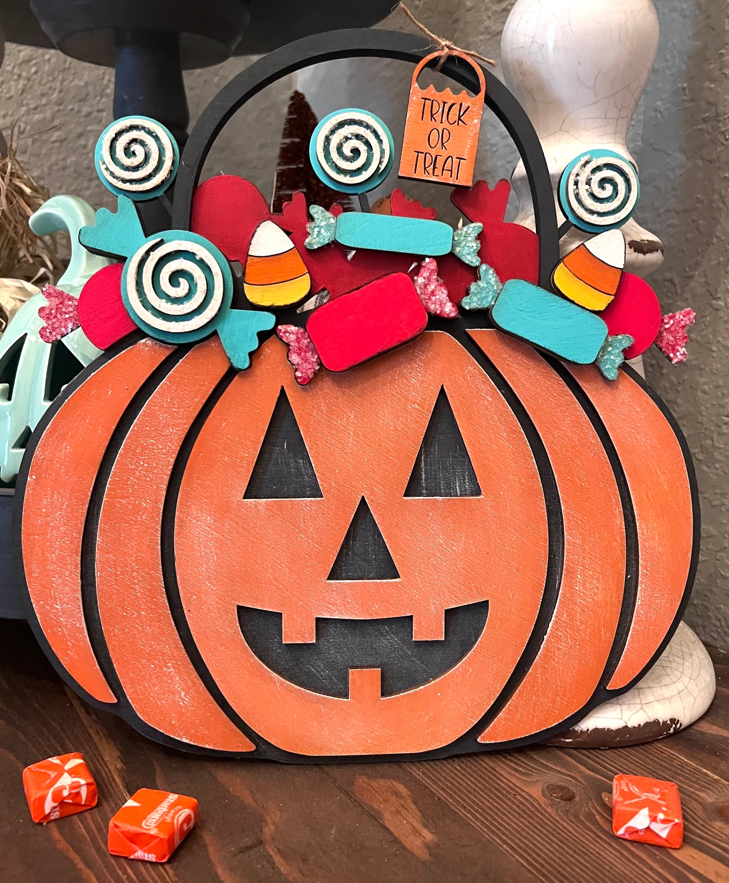 Trick or Treat Jack O' Lantern - Free Shipping