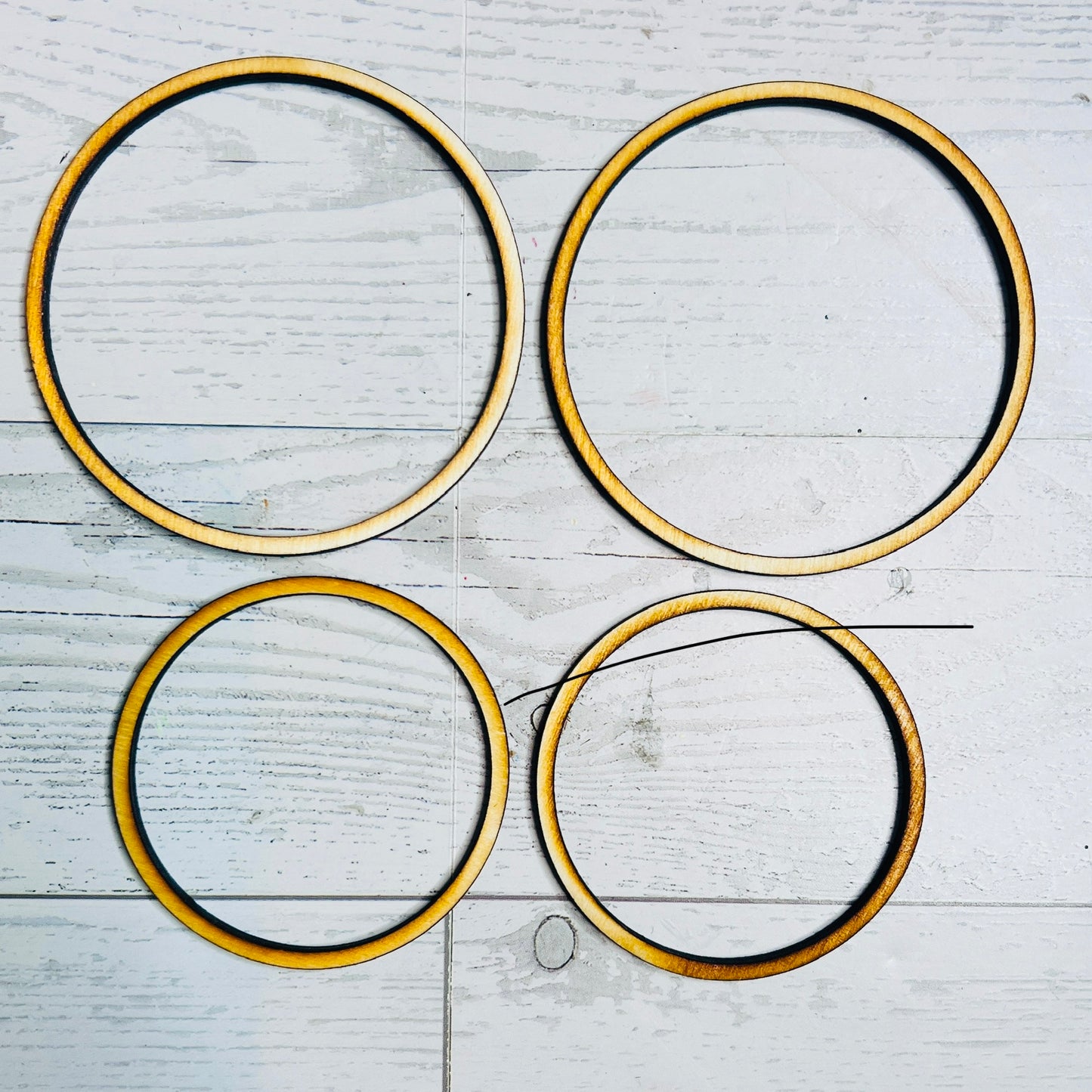 Wood Flower Frogs - Free Shipping