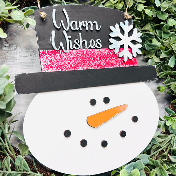 Warm Wishes Snowman - Free Shipping