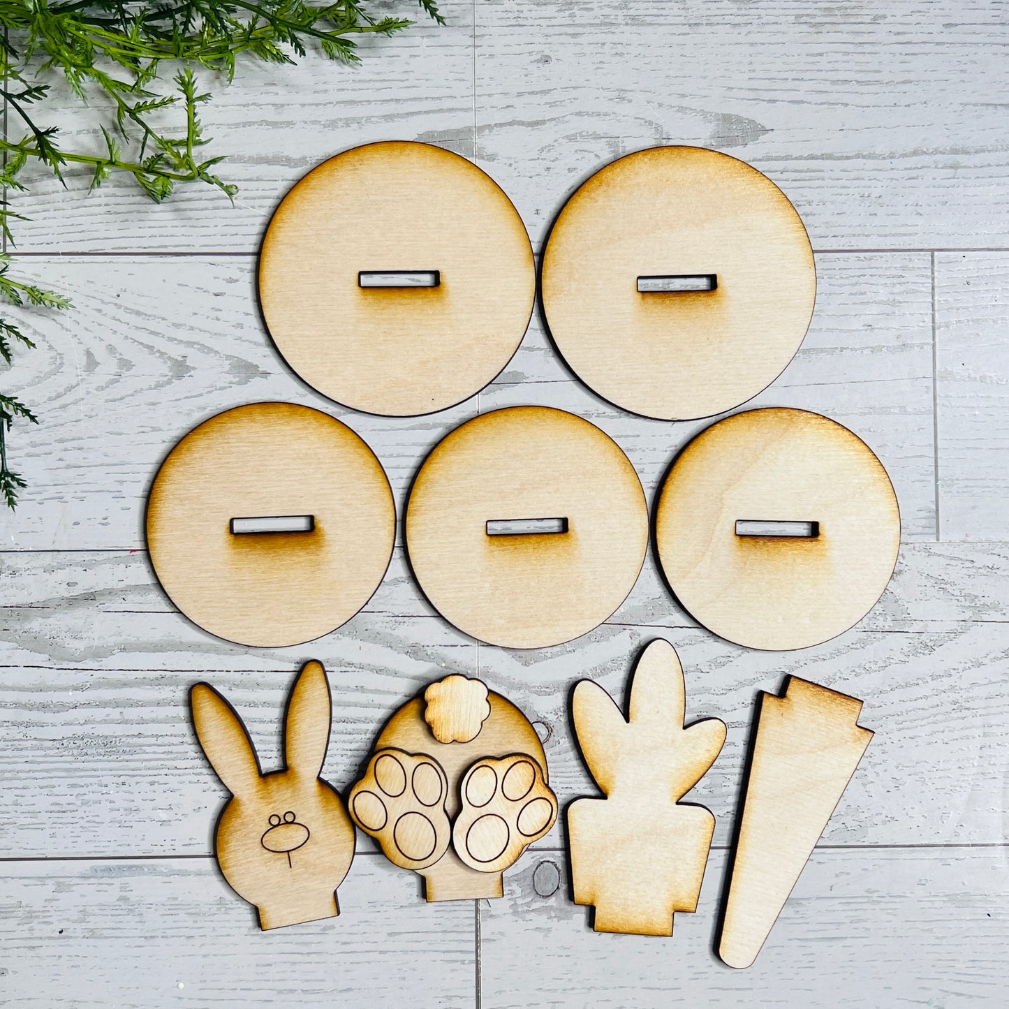 Bunny & Carrot Jar Topper