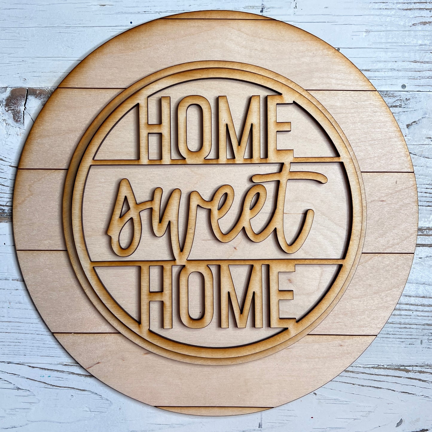 Home Sweet Home Round Sign - Free Shipping