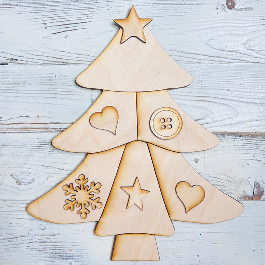 Patchwork Christmas Tree - Free Shipping