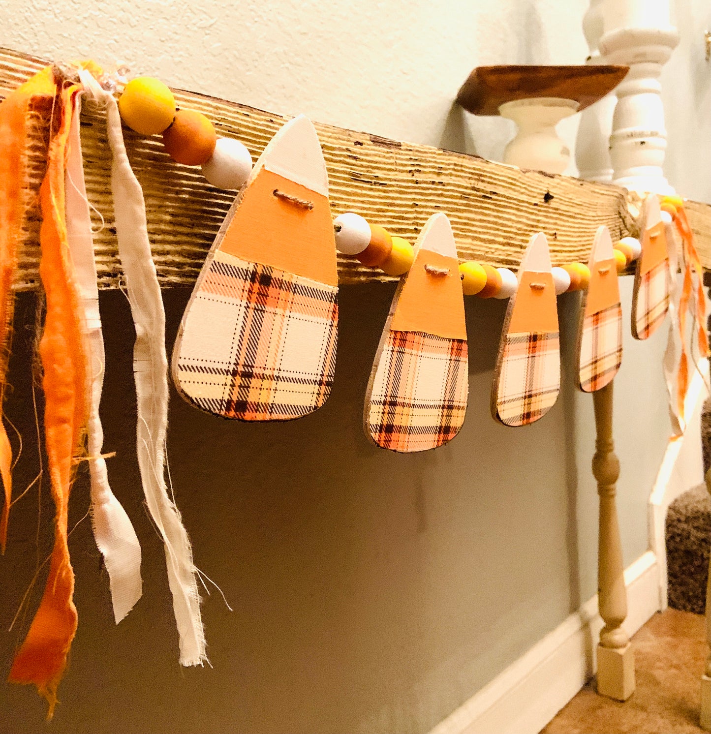 DIY Candy Corn Banner -- Free Shipping