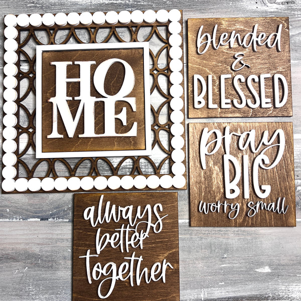 Home Decor DIY Interchangeable Sign - Free Shipping